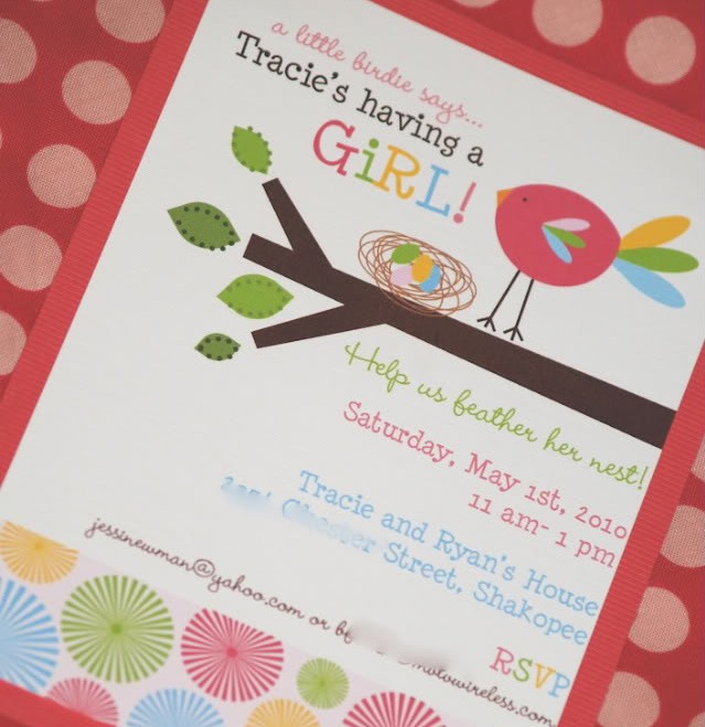 custom baby shower invitations