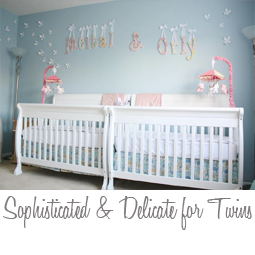 Delicate nursery for twin girls gorgeous Delicate nursery for twin girls gorgeous
