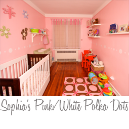 Pink and White Modern Polka Dot Nursery Pink and White Modern Polka Dot Nursery