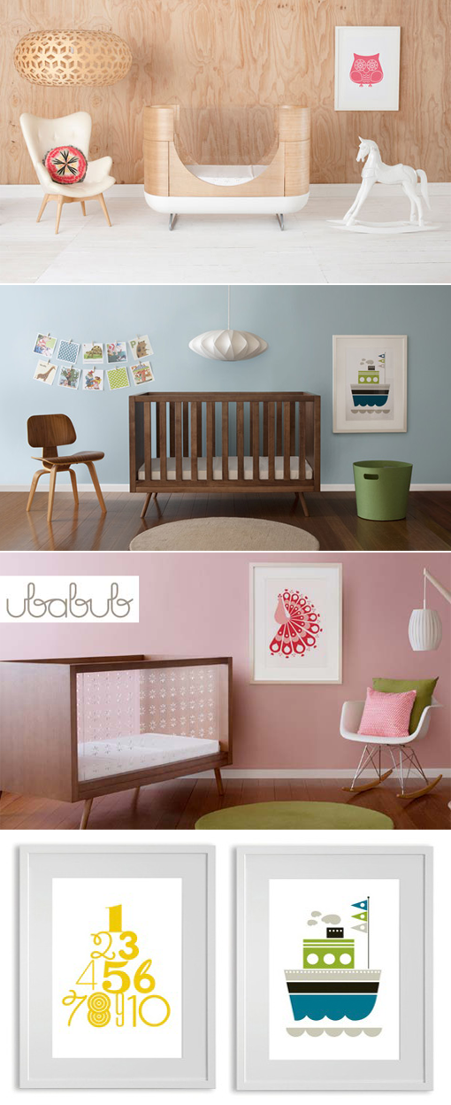 scandinabian inspired nursery