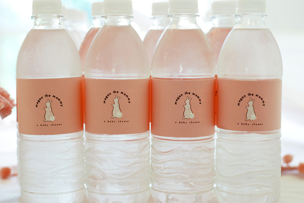 bunny water labels bunny water labels