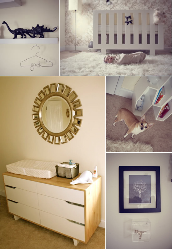 Hollywood Regency Baby Room Nursery