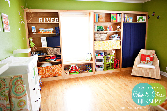Modern Forest Theme Baby Nursery