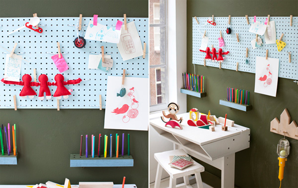 pegboard decor