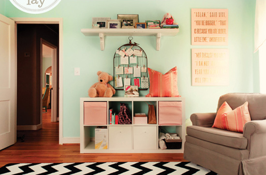 IKEA Expedit in the Nursery