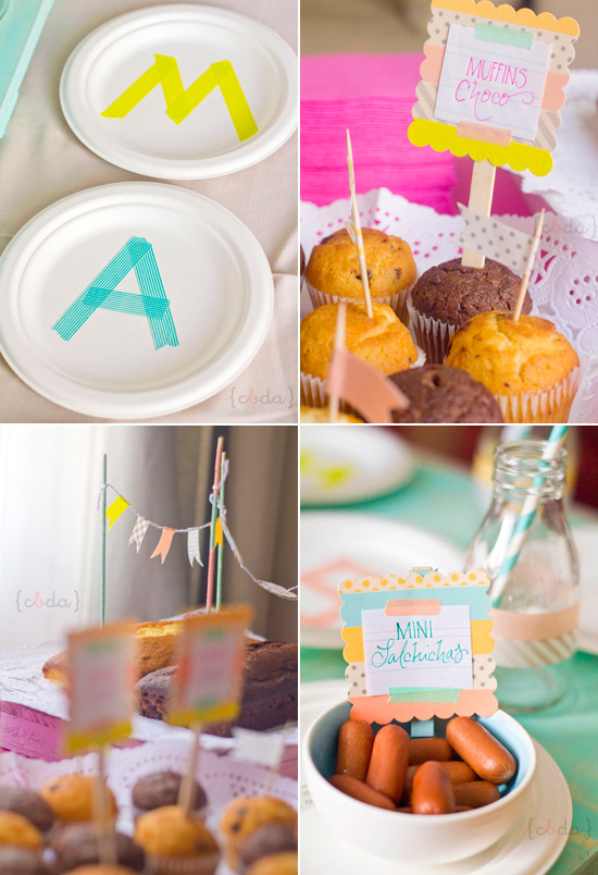 Washi Tape Party - Snacks Washi Tape Party - Snacks