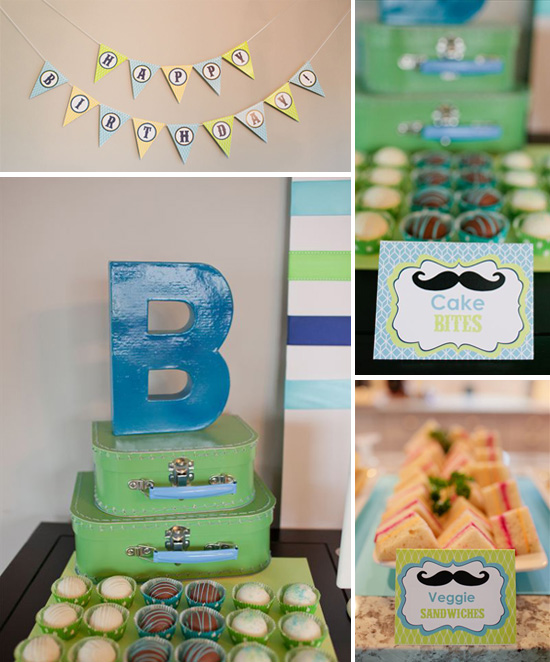 Little Man First Birthday Party | Featured on ChicCheapNursery.com Little Man First Birthday Party | Featured on ChicCheapNursery.com
